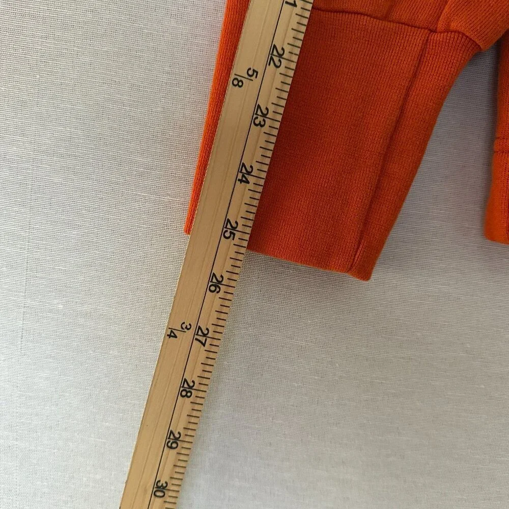 LADY FOOD LOCKER SPORT WOMEN'S FLEECE 3/4 ZIP PULLOVER KANGAROO POCKETS VTG M - Picture 8 of 8
